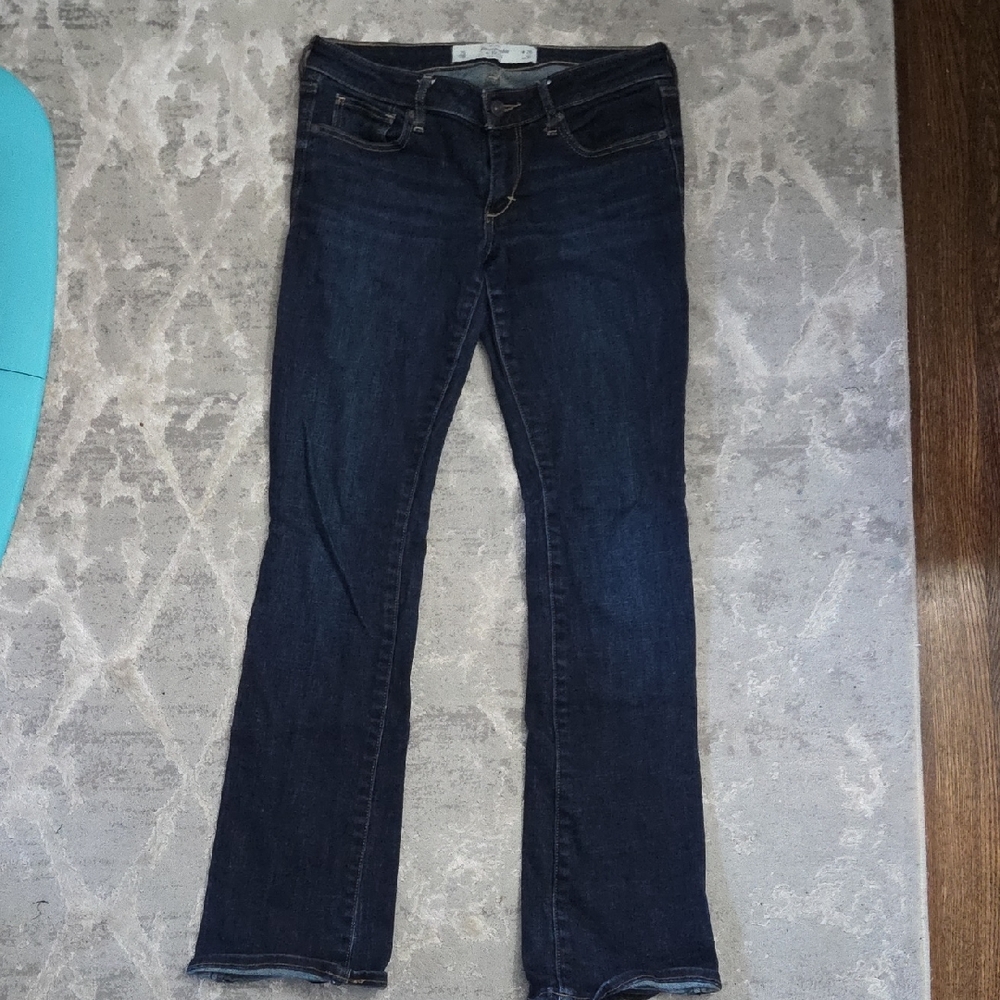 Abercrombie & Fitch Dark Indigo Boot Cut Jeans